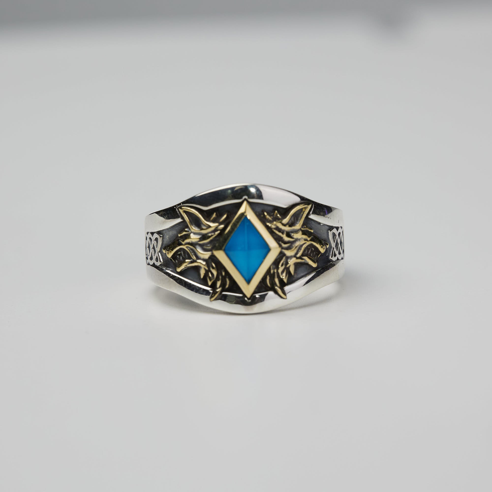 Warhammer 40K Space Wolves Ring of Leman Russ Wolf King Memorial Ring Starforged